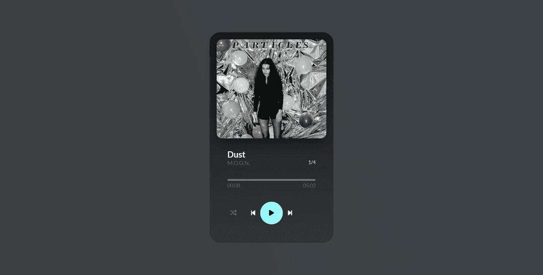 Custom audio player