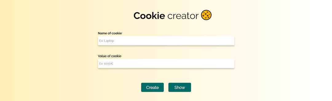 Cookie creator