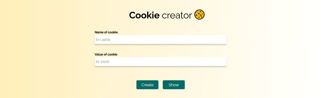 Cookie creator