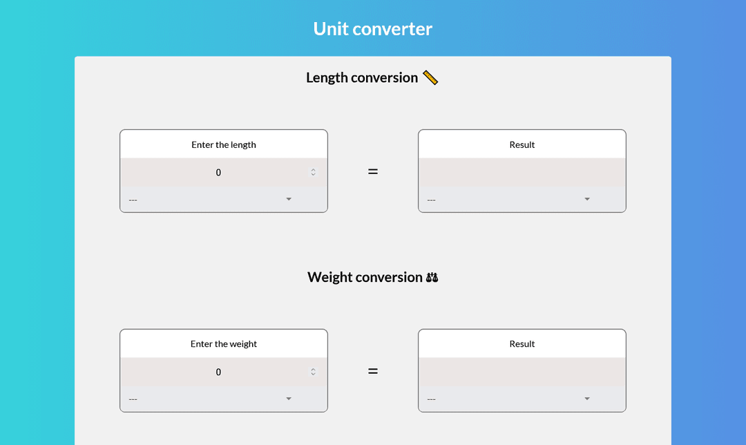 Unit converter