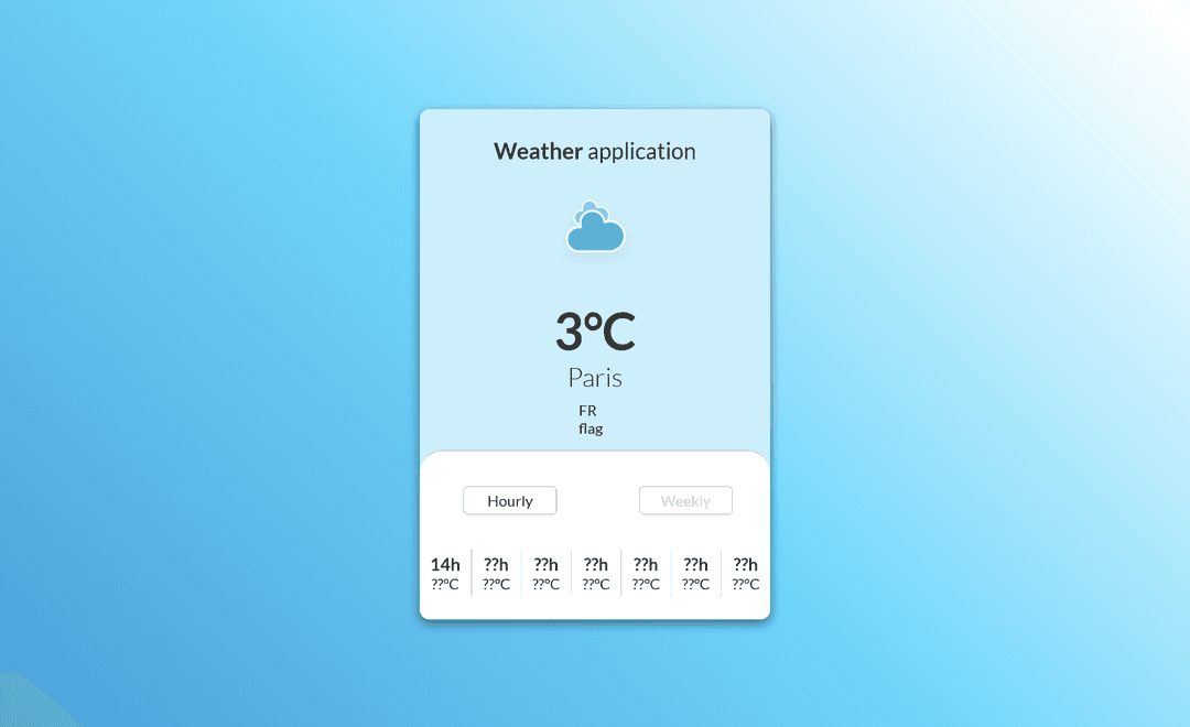 Weather app